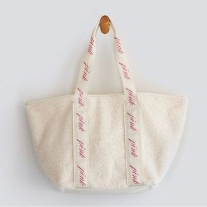 VS Pink Cozy Fleece Tote